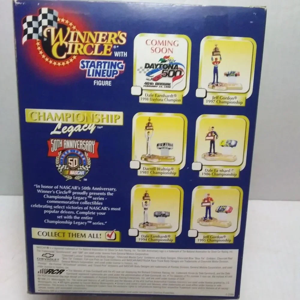 Nascar 1986 Championship Legacy Starting Lineup Figure Dale Earnhardt w/car - Picture 4 of 4